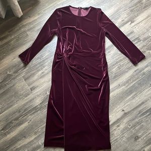 Banana Republic, size 10, velvet dress.